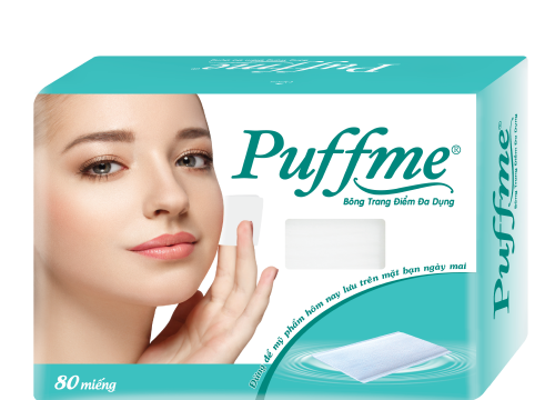 Puffme Multi-Function Cleansing Cotton 80 Pieces/Box